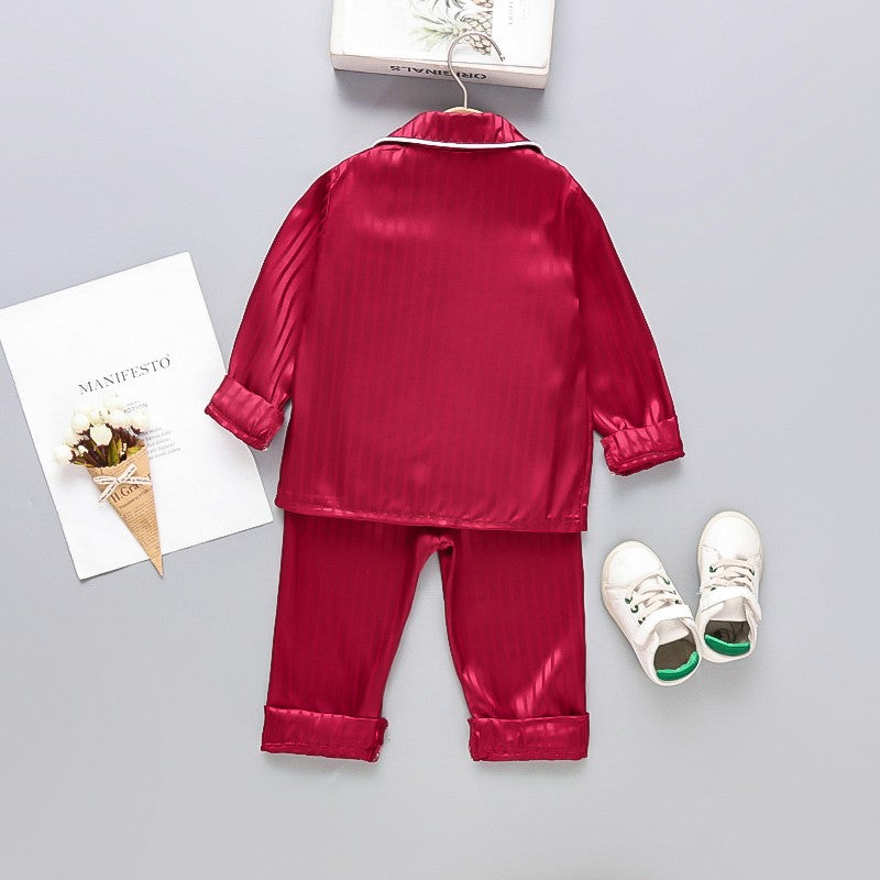 Conjunto de Roupas de Bebê Primavera Outono Meninos Pijama Infantil Camisa Manga Longa Calça 2 Peças/Conjuntos Roupa de Dormir para Crianças Fantasia Infantil