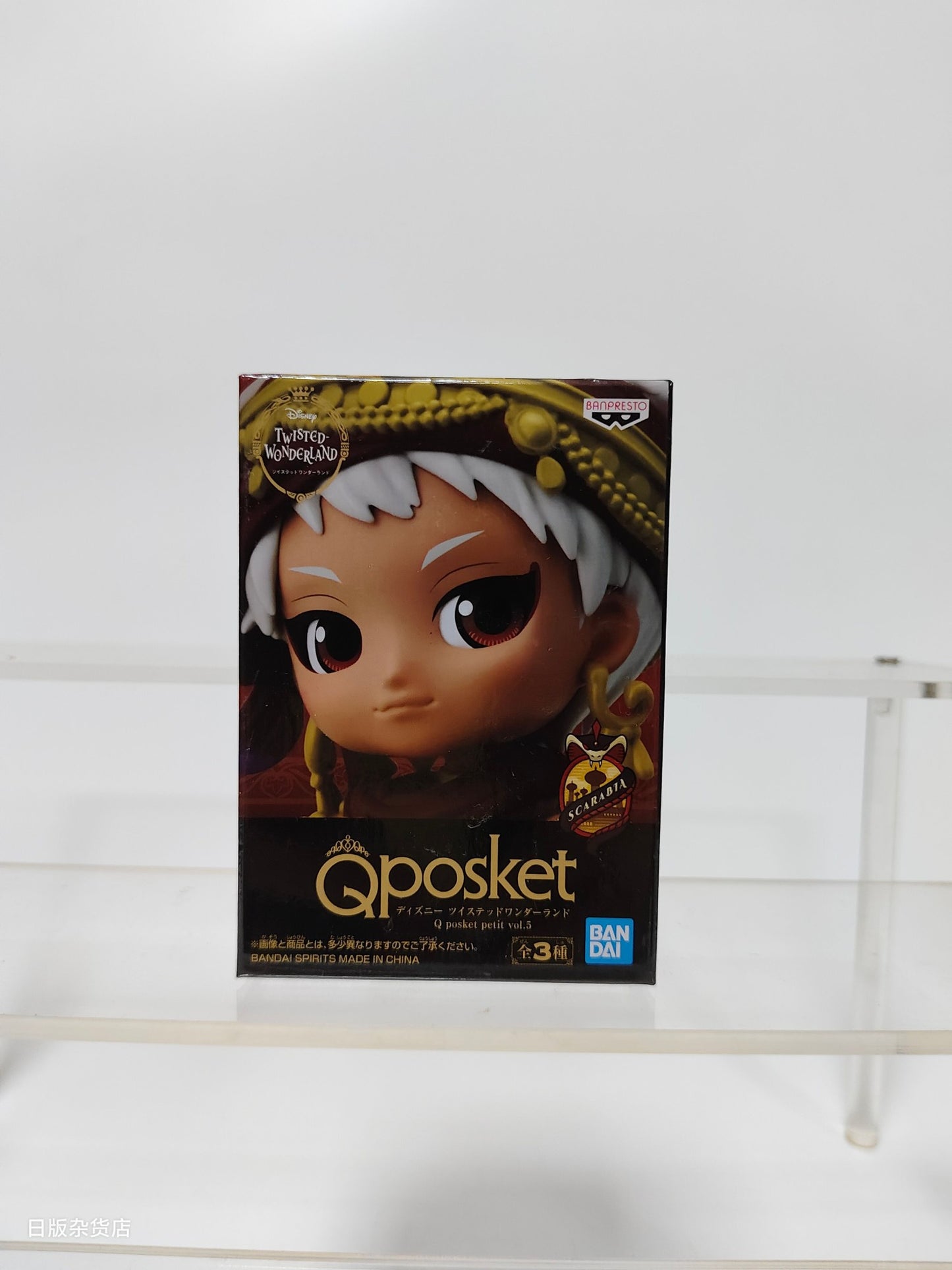 Genuine Bandai Q posket Series Disney Twisted Leona Jack Ruggie Wonderland Azul Ashengrotto Colecionáveis Brinquedos de Modelo Presente