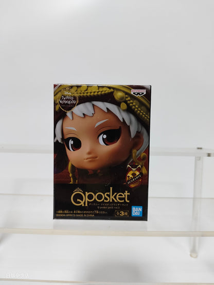 Genuine Bandai Q posket Series Disney Twisted Leona Jack Ruggie Wonderland Azul Ashengrotto Colecionáveis Brinquedos de Modelo Presente