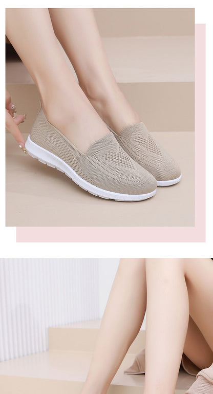 Asgard Women's Casual Flats Shoes Outdoor Lightweight Walking Shoes Summer Comfortable Breathable Mesh Shoes New Hollowing Shoes