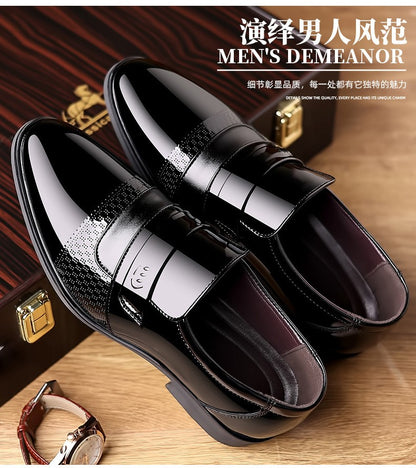 Luxury Mens Leather Shoes Retro Carved Lace-up Brogue Oxford Wedding Men Dress Shoes Male Formal Business Gentleman Office Shoes