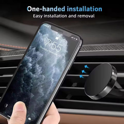Air Vent Magnet Smartphone Mobile Stand Magnetic Car Phone Holder Cell GPS Mount For iPhone 16 15 14 13 12 Xiaomi Samsung Holde