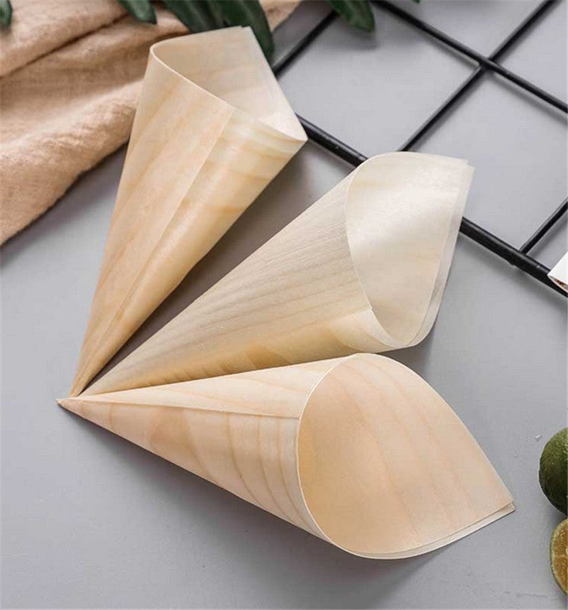 50 100pcs Natural bamboo Disposable Kayak sushi Wood Boat Salad Dessert Pine cake Boat Snack Bowl mat sushi plate tray onigiri