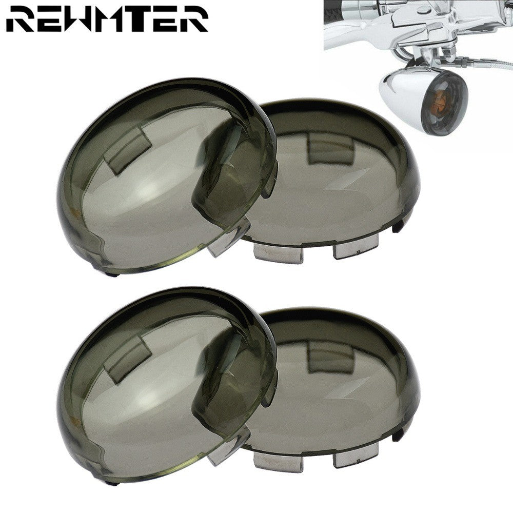 Turn Signal Light Lens Cover Motorcycle Smoke Indicator Lens Cover For Harley Touring Road King Dyna Softail Sportster 883 1200