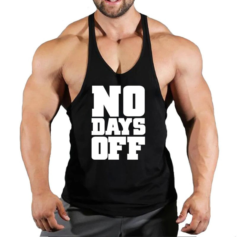 Summer Y Back Gym Stringer Tank Top Men Cotton Clothing Bodybuilding Sleeveless Shirt Fitness Vest Muscle Singlets Workout Tank