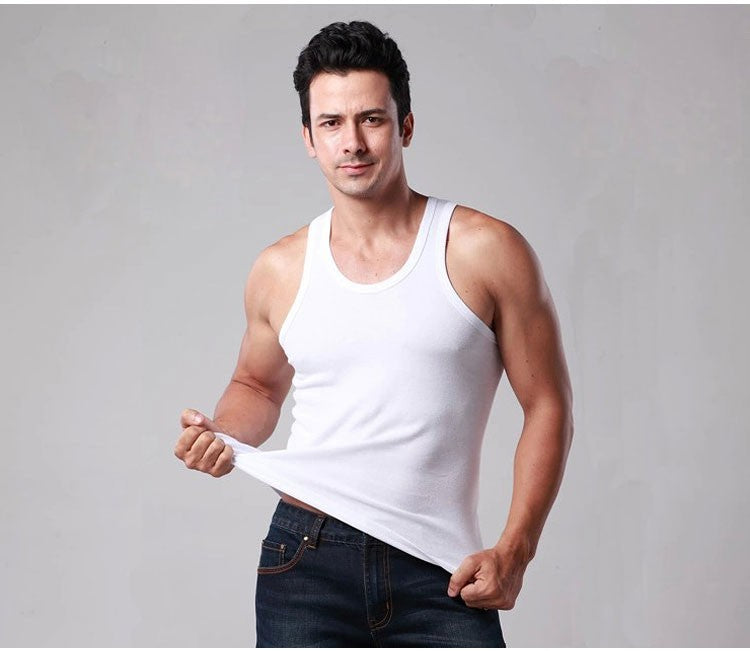 Men Stringer Tank Top Mens Bodybuilding Fitness Mens Singlets Lycra Tank Shirts Summer Clothes Muscle Vest Sleeveless Undershirt