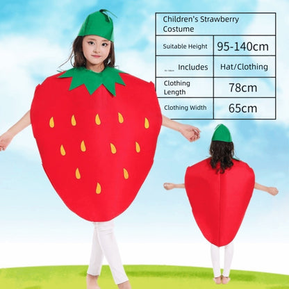 Fruit Fruit Vegetable Cosplay Costume Portable Cosplay Dance Performance Costumes 90-140CM Performances Cos Clothing