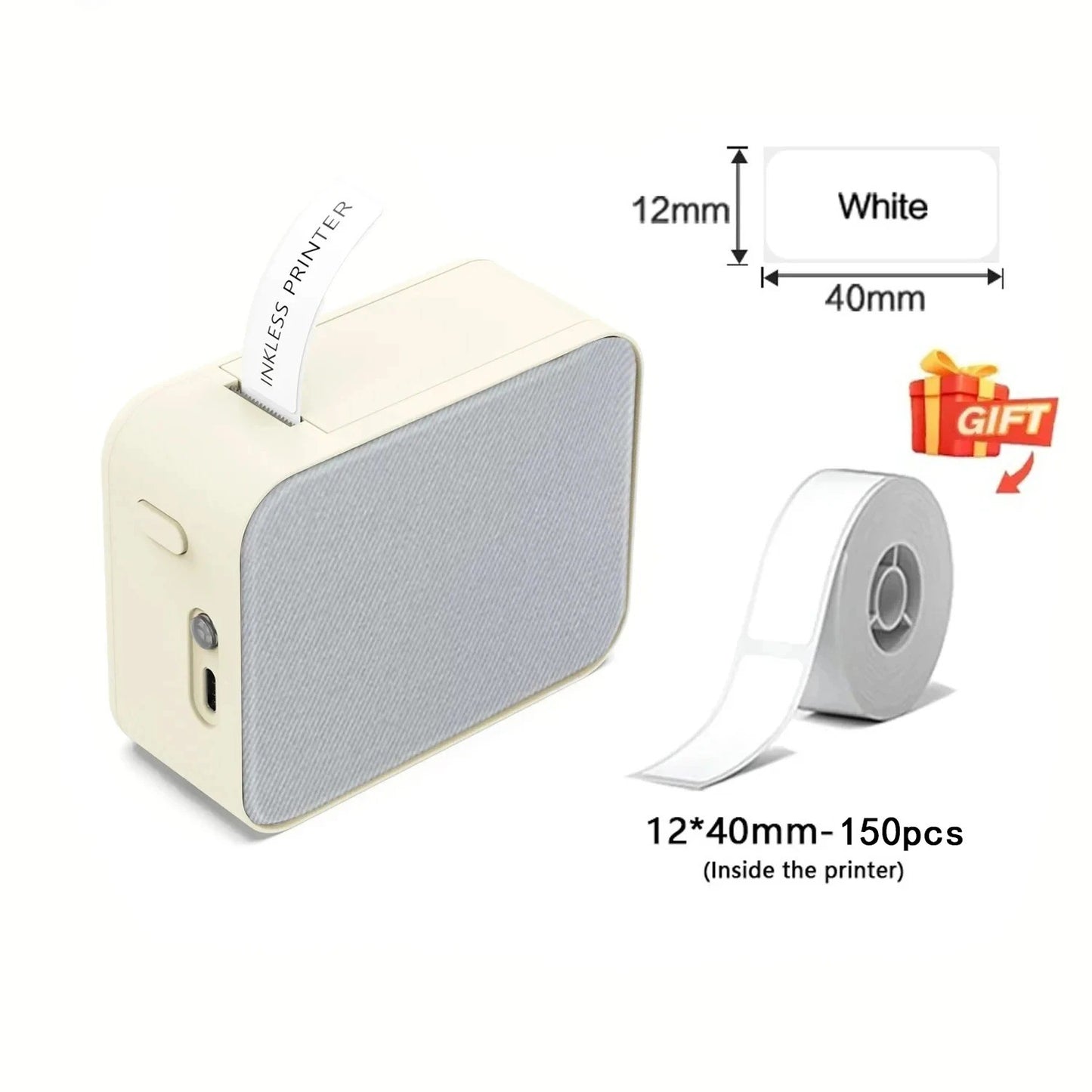 MarkLife P15 Mini Portable Thermal Printer Wireless Bluetooth-compatible Label Tag for Home Office Labeling Sticker Machine