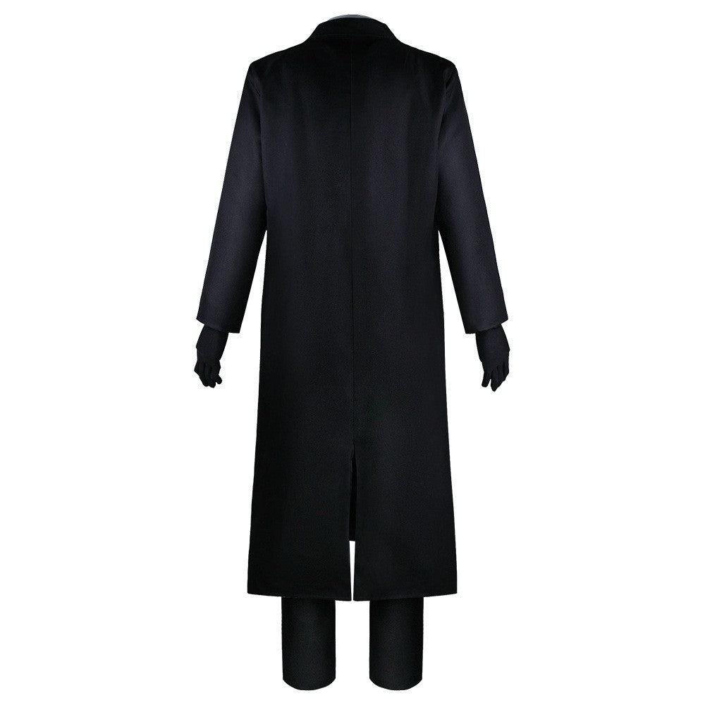 Japanese Anime Detective Agency Cosplay Outfit Black Uniform with wig for Adults for Halloween & Comic Con