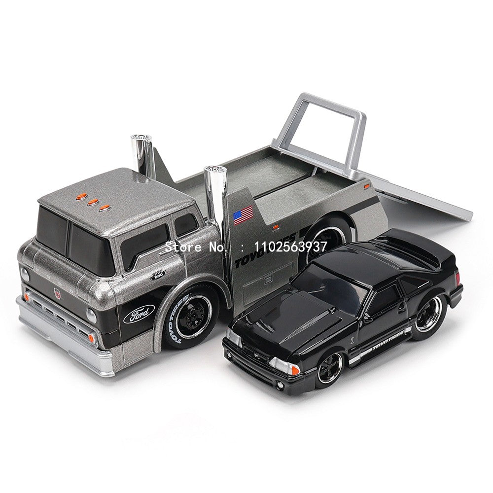 Maisto 1:64 1972 Datsun 240Z BRE JDM Reboque Caminhão Cama Americana clássica Muscle Car Modelo Die-Cast Coleção Presente