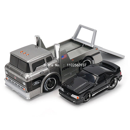 Maisto 1:64 1972 Datsun 240Z BRE JDM Reboque Caminhão Cama Americana clássica Muscle Car Modelo Die-Cast Coleção Presente