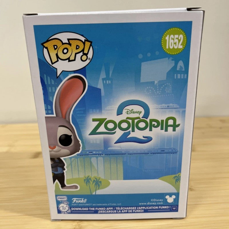 Funko Pop Oficial Genuíno Zootopia Boneco de Ação Modelo Boneco de Ação Judy Hopps Nick Wilde 1652 1653 Bonecos de Vinil
