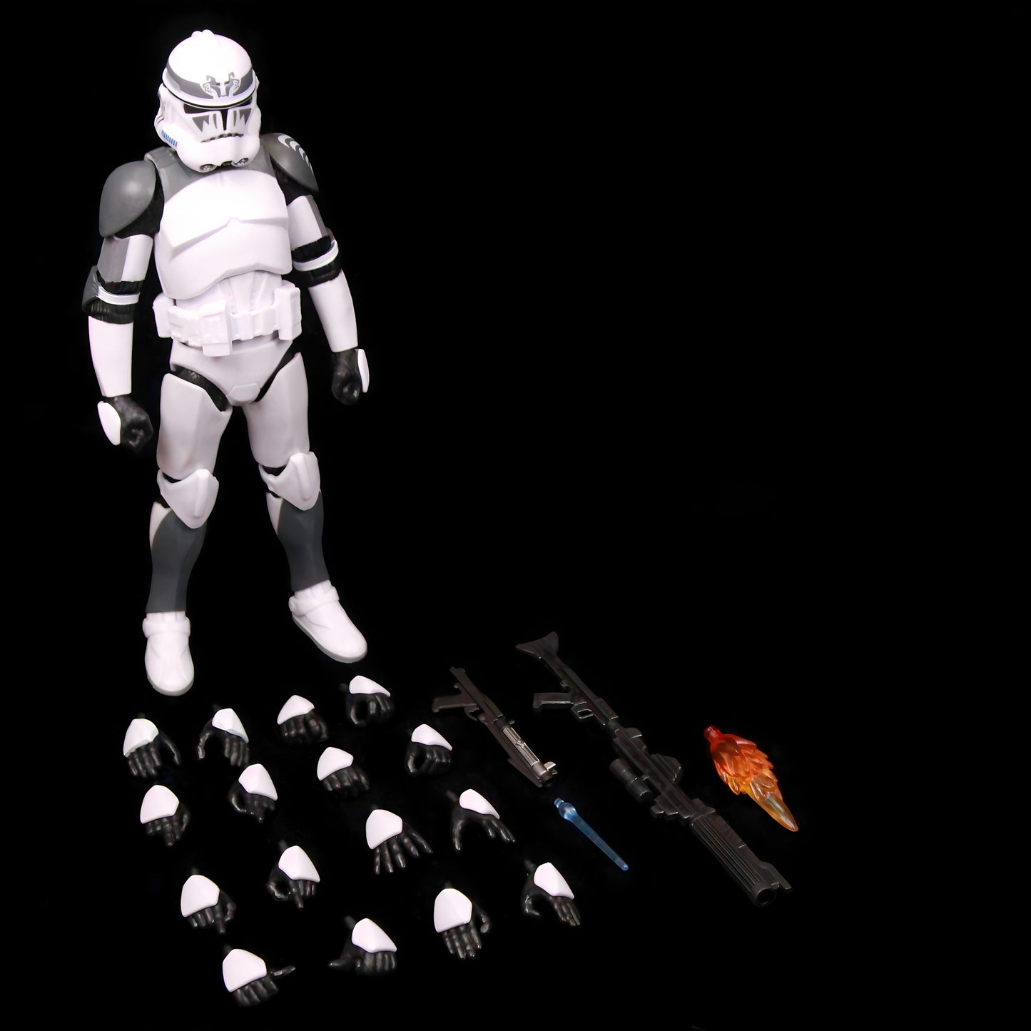 New Body(JOV3.0) - Star Wars 104th Trooper Wolf Pack Boost Sinker Comet Kamino ARC Trooper Grey Team 6" Boneco Articulado Brinquedos de Clone