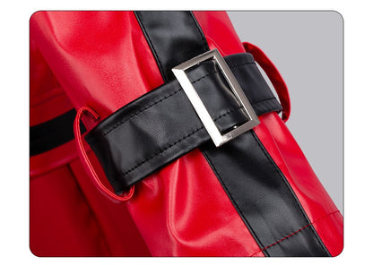 Michael Jackson Thriller Scary Cosplay Costumes movie Red Leather Jacket Pants Uniform Anime Halloween Costume for Men Woman