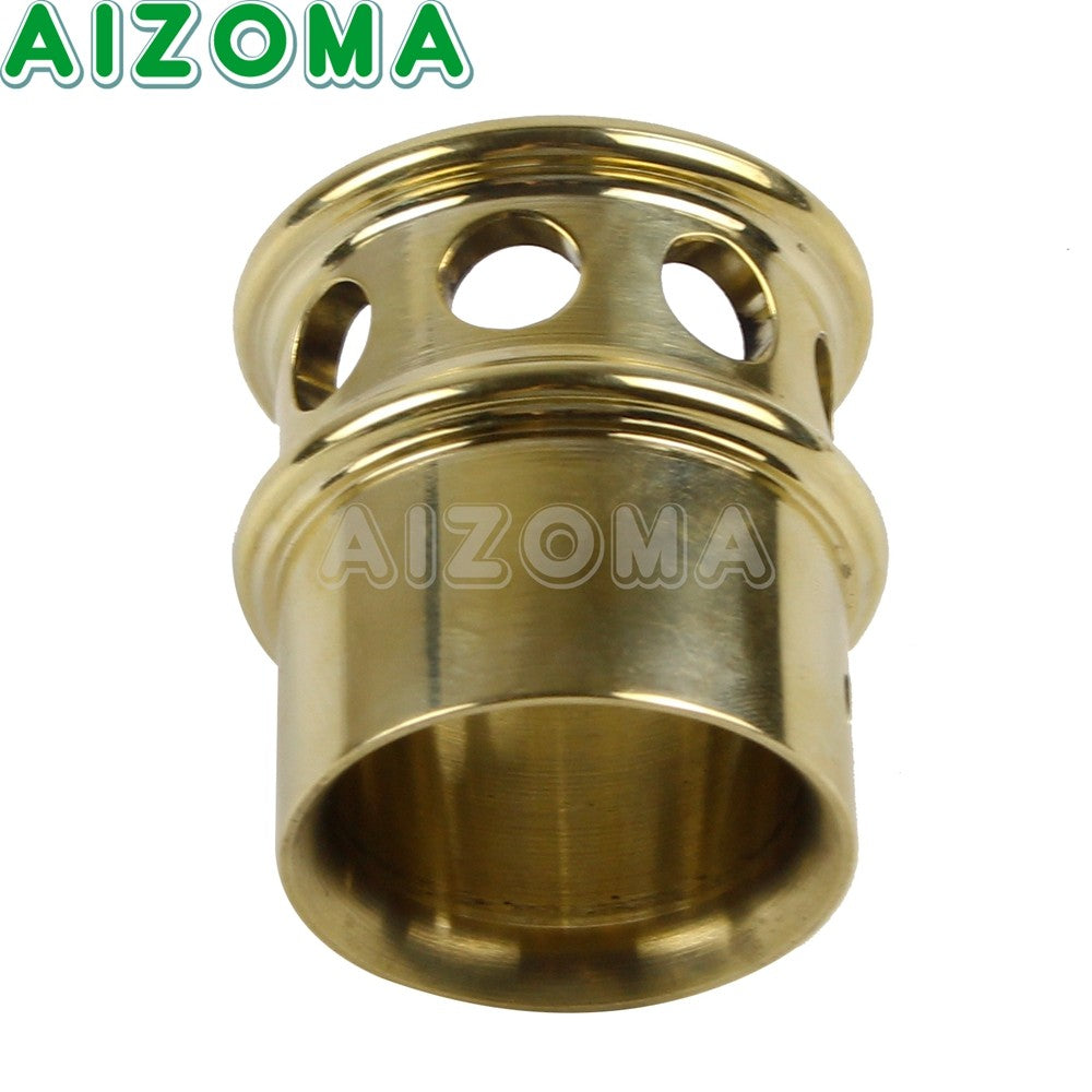 Universal 1-3/4" or 1.75" 2" 2.25" 2.5" Brass Exhaust Tips For Harley Chopper Bobber Sportster 883 1200 Muffler Pipe Plug Tube