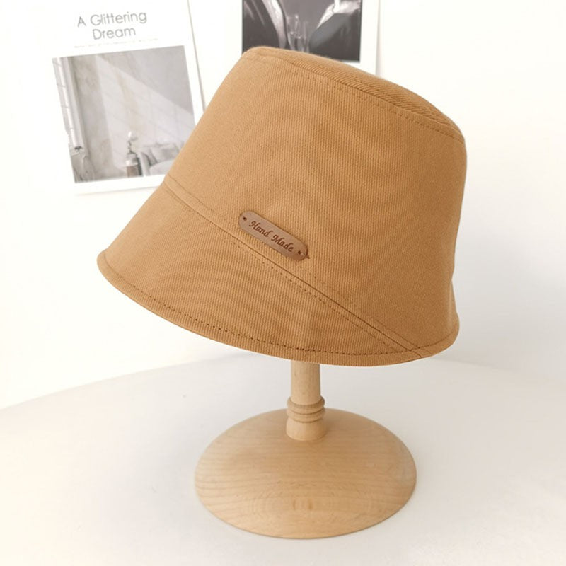 New Japanese Women Bucket Hat Fashion Cotton Soild Color Foldable Fisherman Hats Female Sun Protect Basin Cap gorras para mujer