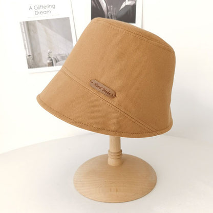 New Japanese Women Bucket Hat Fashion Cotton Soild Color Foldable Fisherman Hats Female Sun Protect Basin Cap gorras para mujer
