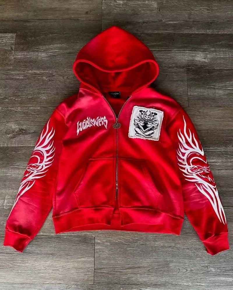 2025 American New Fashion Oversized Camouflage Double-sided Padded Jacket Men Y2K Harajuku Hip Hop Rock Popular Couple Jacket