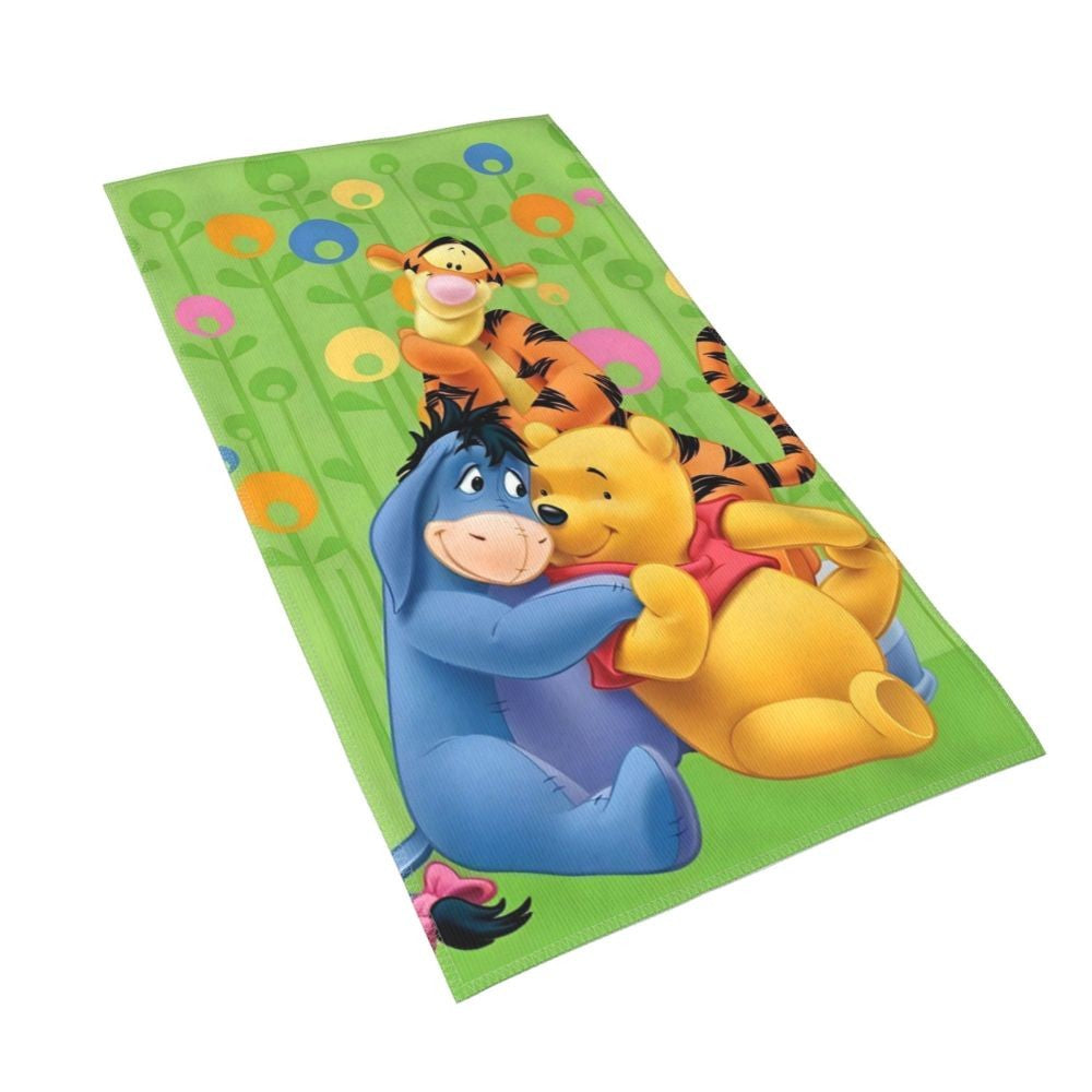 Winnie The Pooh Bear Piglet Merch Towel for Beach New Summer Microfiber Shower Towel No Sand Quick-Dry Surf Towels