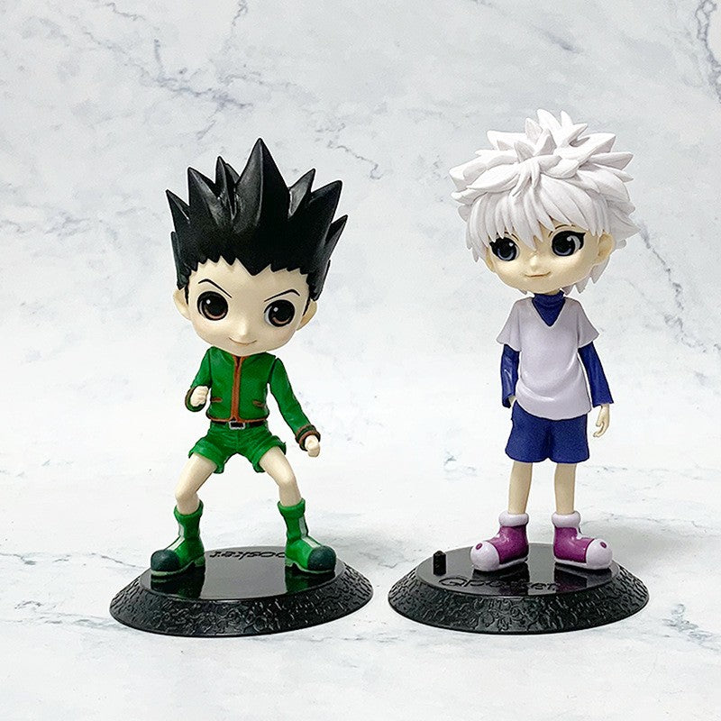 13cm Anime Figures Hunter X Hunter Killua Qposket Colecionável Pvc Brinquedos Action Figure Desenho Boneca Decoração De Mesa Modelo De Presente