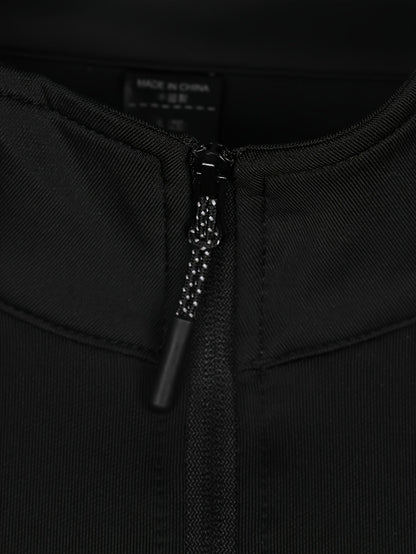 Coat men's half zipper quick drying anti wind drying clothes, running training basketball equipment, long sleeved fitness clothe