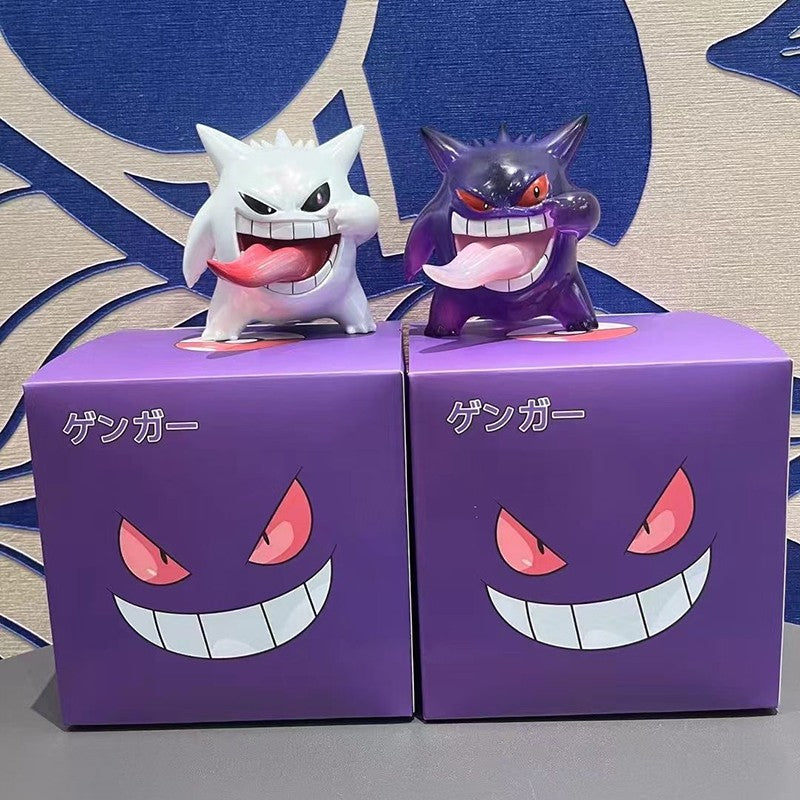9cm Pokémon Gengar Boneco Transparente, Lindo Anime PVC Action Figure para Decoração de Quarto Coleção Presente para Fãs