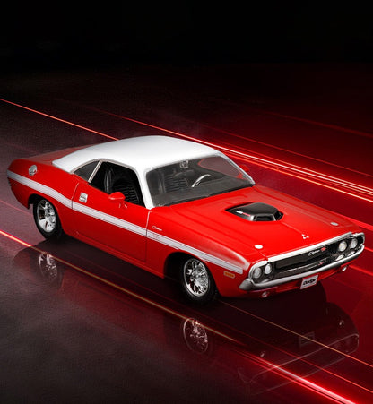 Maisto 1:24 Dodge Challenger R/T Coupé 1970 Carro de Liga Fundido e Veículos de Brinquedo Modelo de Carro em Miniatura para Crianças