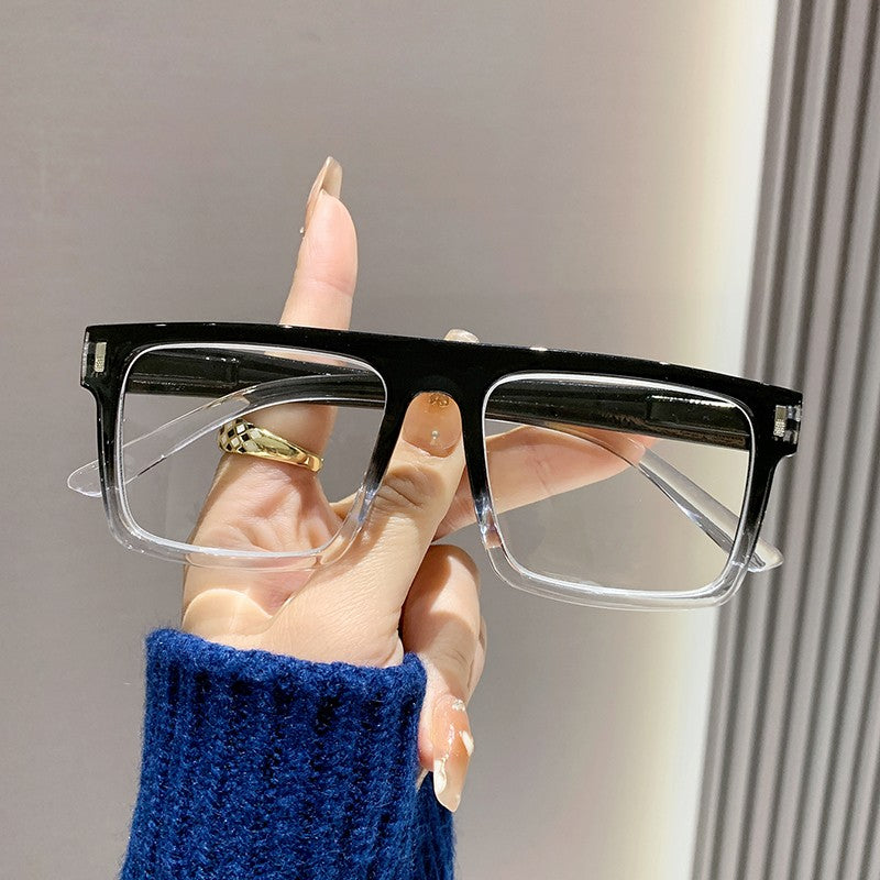 2/3PC New fashion large frame reading glasses trendy square frame rice nail middle-aged and elderly goggles reading glasses 2231