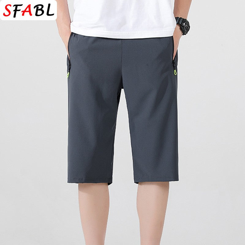 Sports Shorts Men Summer Quick-drying Breathable Drawstring Shorts Male Beach Short Pants for Men New Gym Fitness Bottom Summer