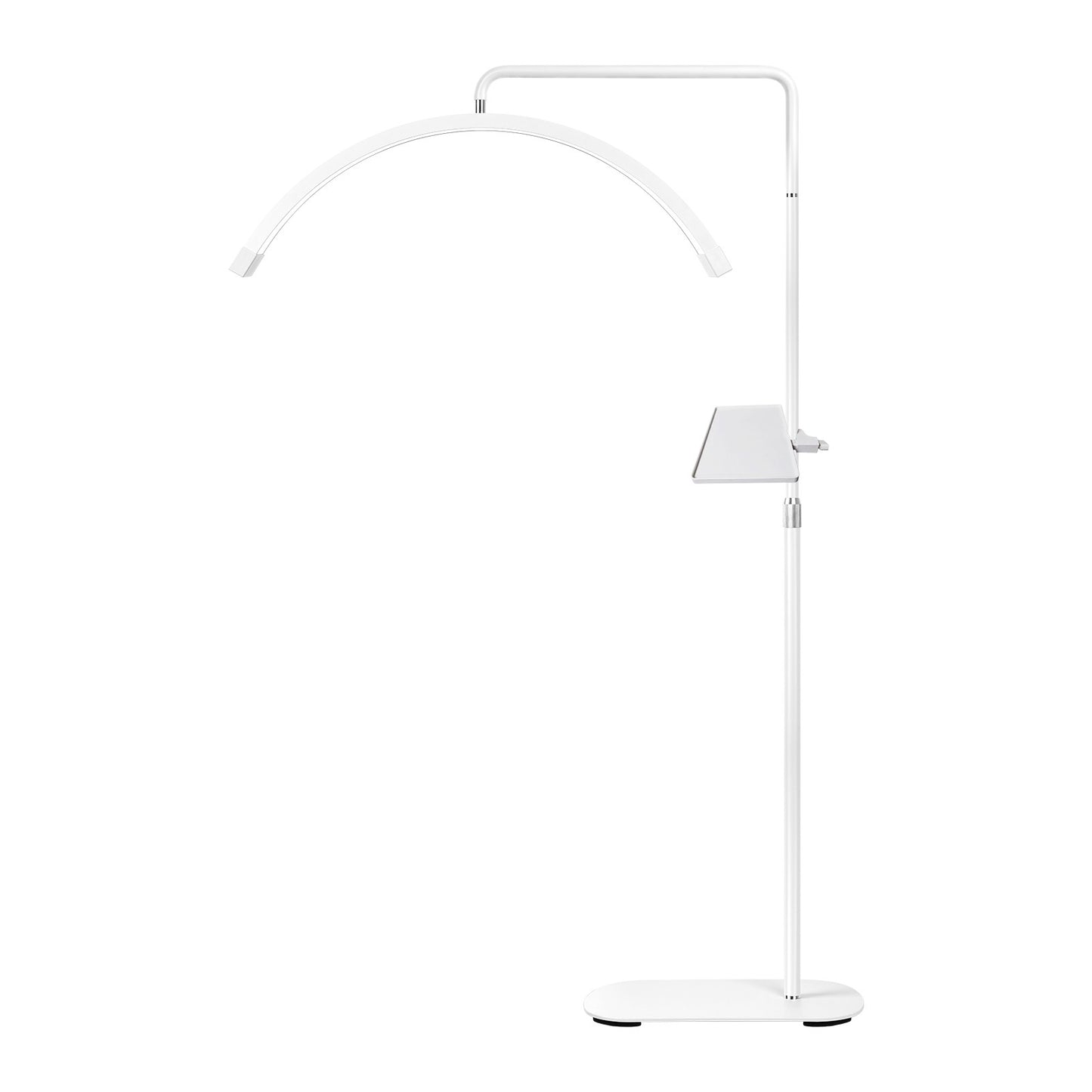 Fosoto 28inch 45w Half-Moon Lamp LED Video Ring Light with Remote Control & Tray Eyelash Extension Salon Professional Lighting