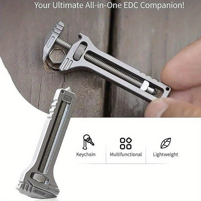 1 Peça Ferramenta Múltipla EDC Compacta Multiferramenta Portátil Chaveiro Cortador de Bolso Chave de Fenda Multiferramentas Kit de Sobrevivência para Acampamento