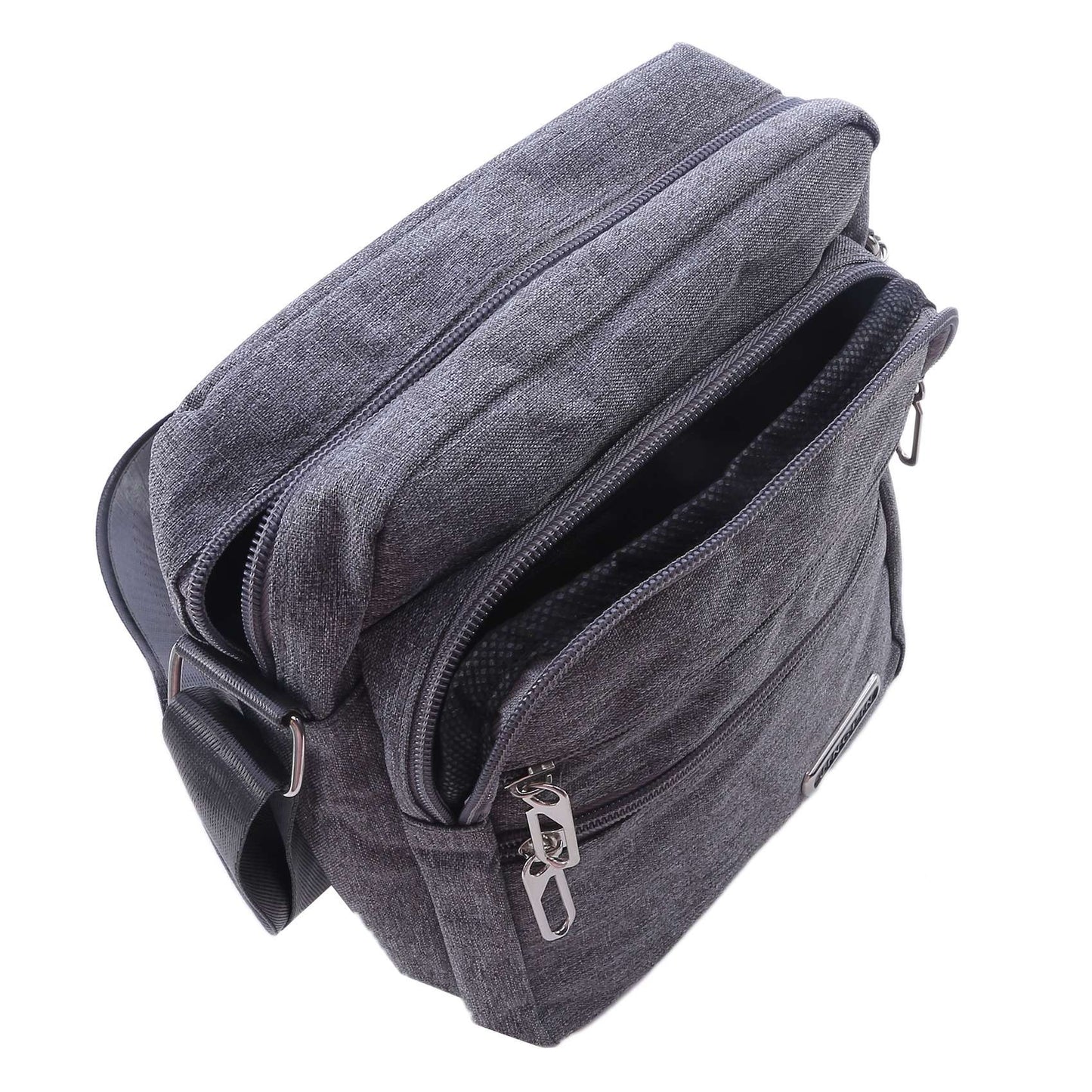 Men's Shoulder Bag Business Leisure Large Capacity Portable Handbag Zipper Multi Layer Waterproof Summer Male's Crossbody Bags