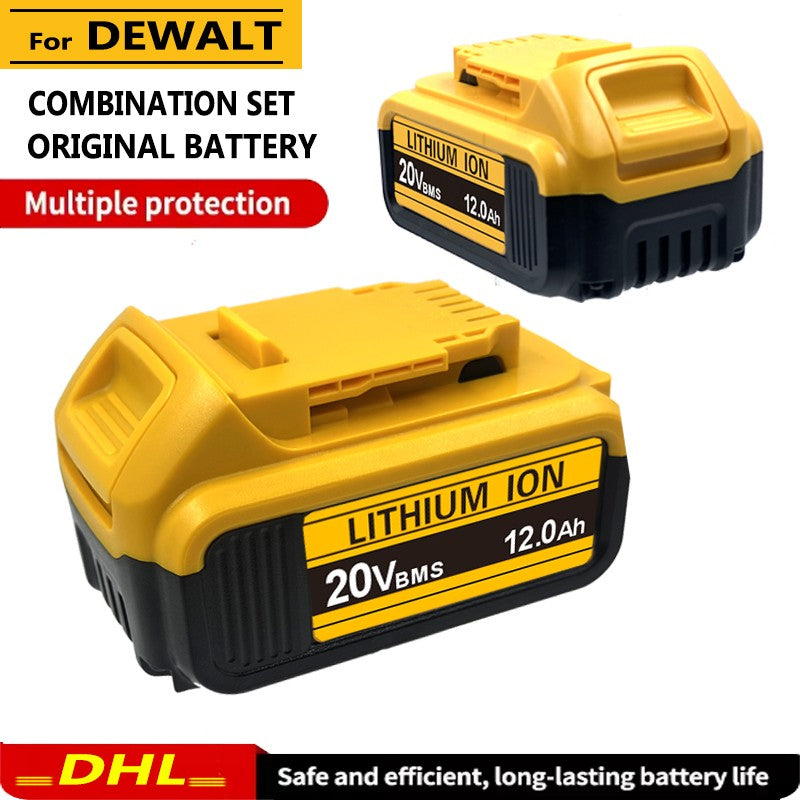 .para bateria de ferramenta recarregável Dewalt original 20V DCB206 DCB200 DCB201 18V 20V 6AH 8AH 12AH. Para bateria de ferramenta Dewalt 18V 20V.