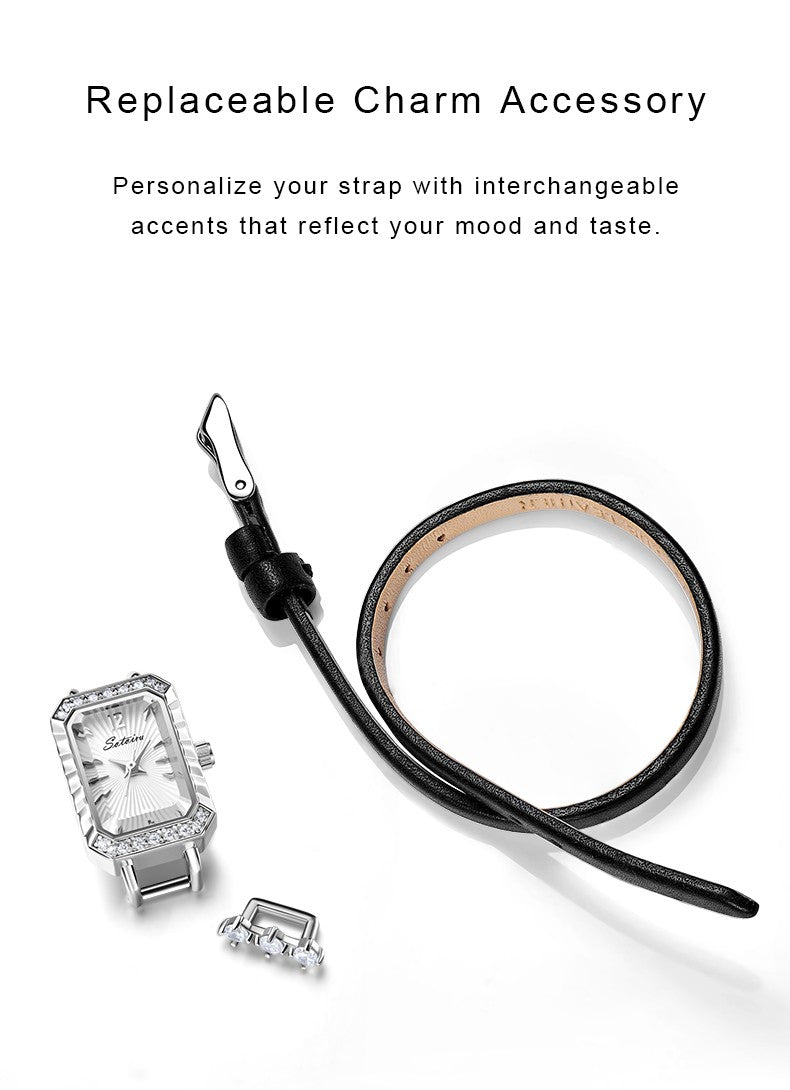 Sotoiru Square Watch For Women Leather Strap Quartz Wristwatch Elegant Dress Watch Christmas Gifts For Girlfriend ?????