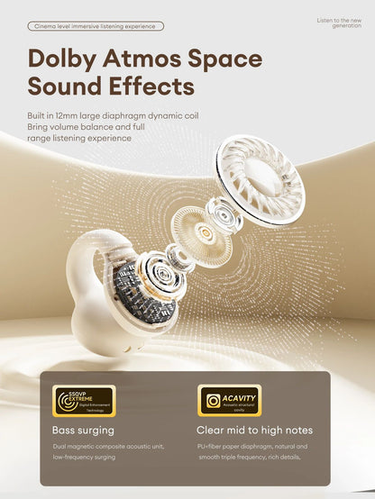 Original Lenovo LP25 Wireless Bluetooth V5.4 Earphones ENC Noise Reduction For HD Calls Headphones Deep Bass Sound Music Earbuds