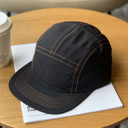 Quick-drying 63cm Large Flat Baseball Cap Men  Women Light  Breathable Sports Short Brim 5 Panel Running Hat Nylon Hats for Men