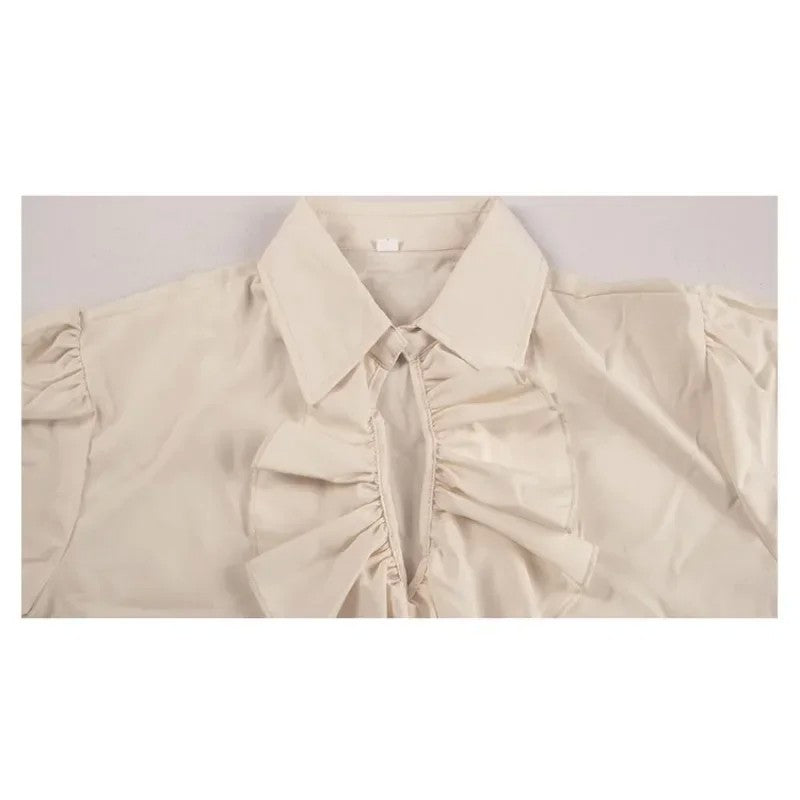 Mandylandy Vampire Men Shirts Tops Renaissance Victorian Steampunk Ruffled Shirt Tops Medieval Halloween Costume Clothing Tops