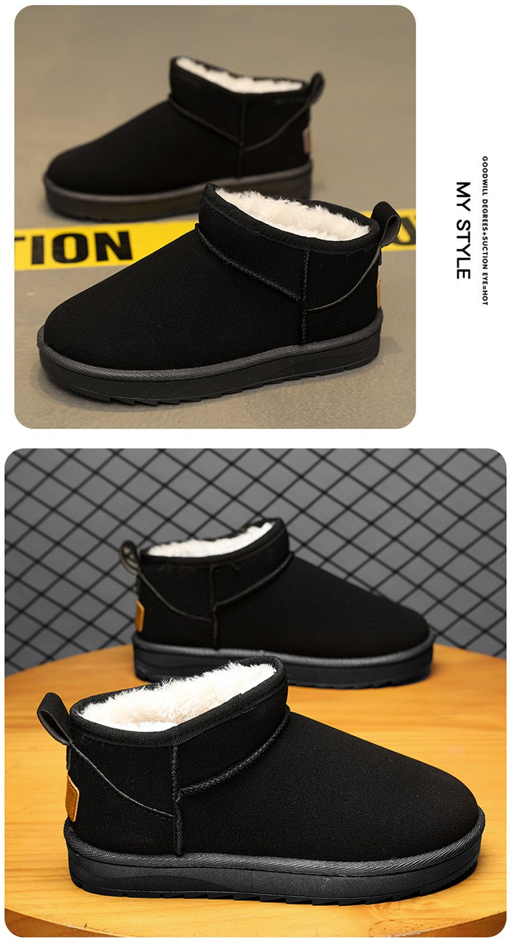 Snow Boots Man Shoes Men Korean Climate Lot Shoes Original High Heel Ankle Boots for You Women Sneakers Brown Boot Mens Shoe