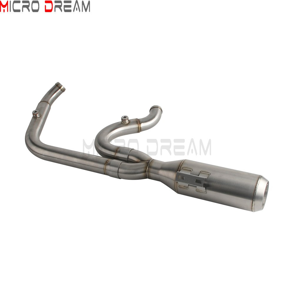 For Harley Softail Low Rider ST FXLRST 117 2025-26 Full Complete Exhaust System Swept-up Muffler Motorcycle Exhaust Pipes 2-In-1