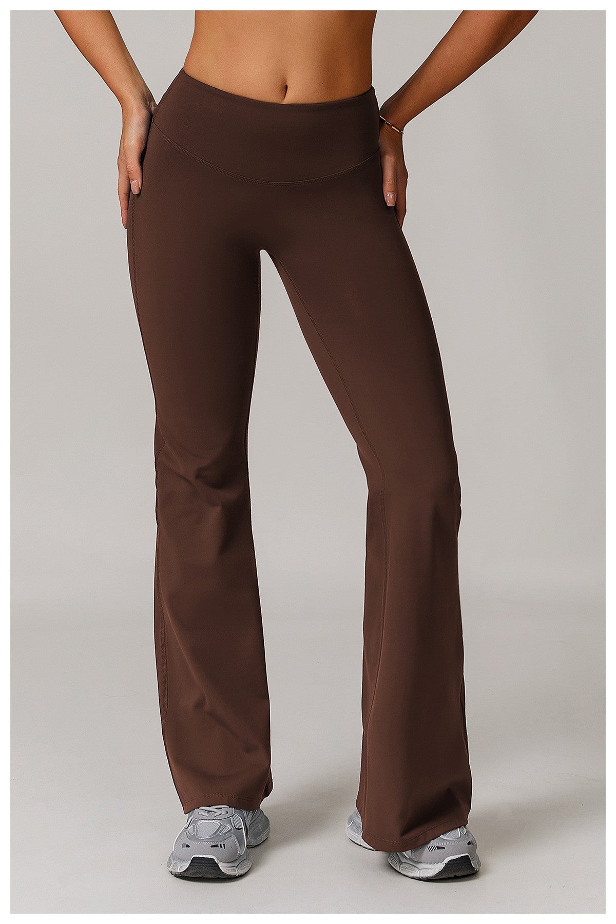 High Waist Wide Leg Pants Leggings Women Tights Fitness Bell-bottoms Yoga Elastic Leggings Push Up Gym Workout Flared Pants