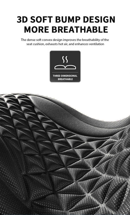 SEAMETAL 3D Car Seat Cover Breathable Auto Seat Cushion Convex Design for Heat Dissipation Sweatproof Universal Chair Protector