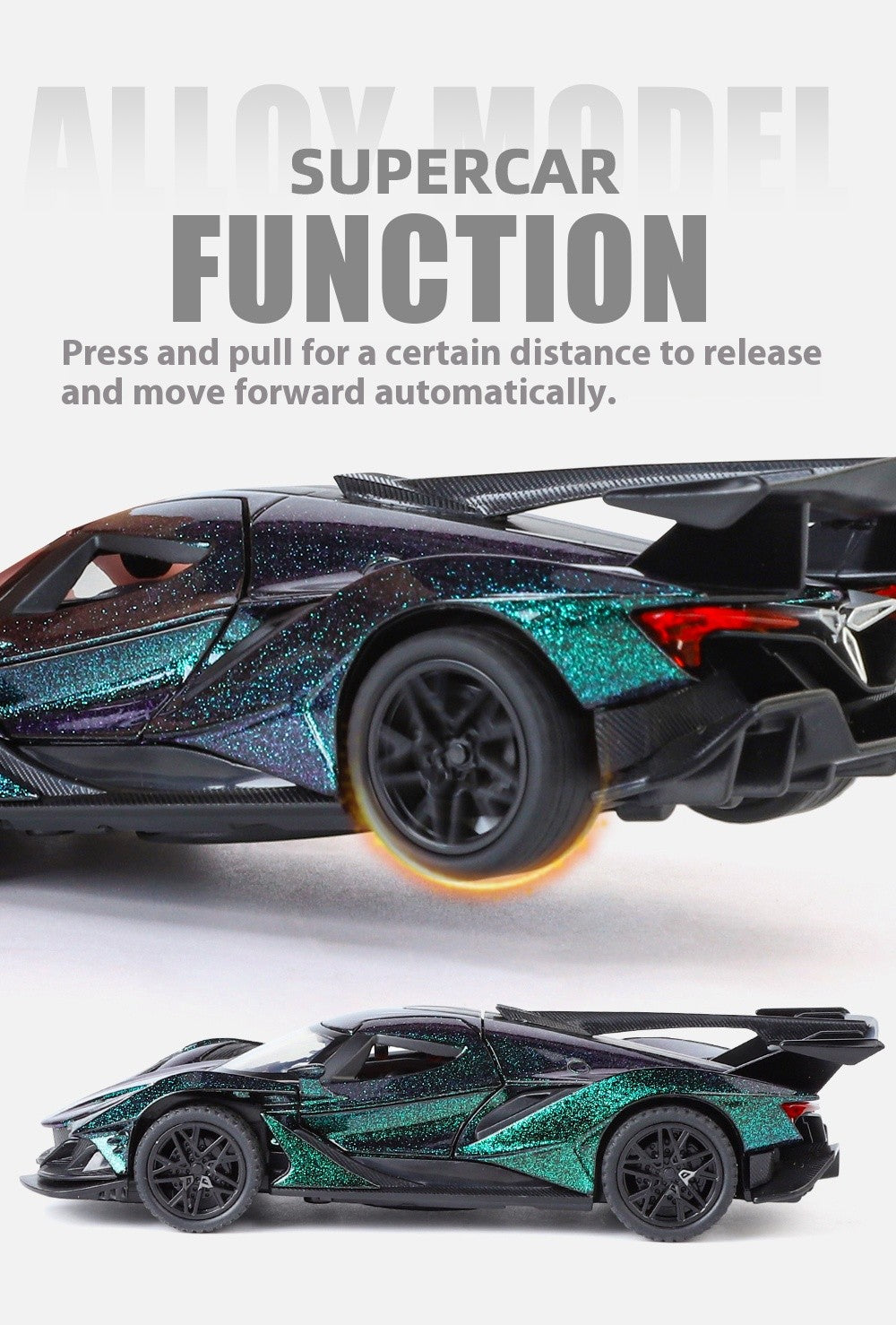 1:32 Apollo IE Miniature Vehicle Mini Alloy Diecast Model Car Metal Sound & Light Collection Hobby Children Toy Car Birthday Boy