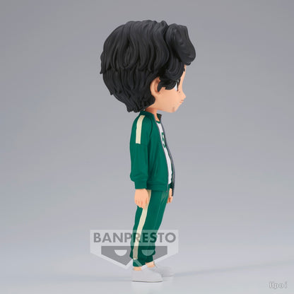 BANPRESTO Genuine Q Posket Series SQUID GAME Modelo de Brinquedo Cheng Qixun, Jiang Xiao Versão Q-version Humanoide, Todas as Idades, Brinquedo Modelo de Cenário