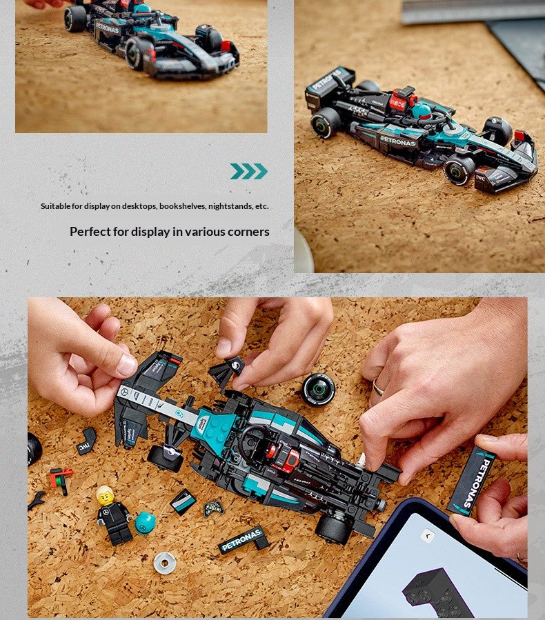 Lego Christmas Celebration 77244 Mercedes AMG F1 W15 Racing Children's Toys Christmas Gift