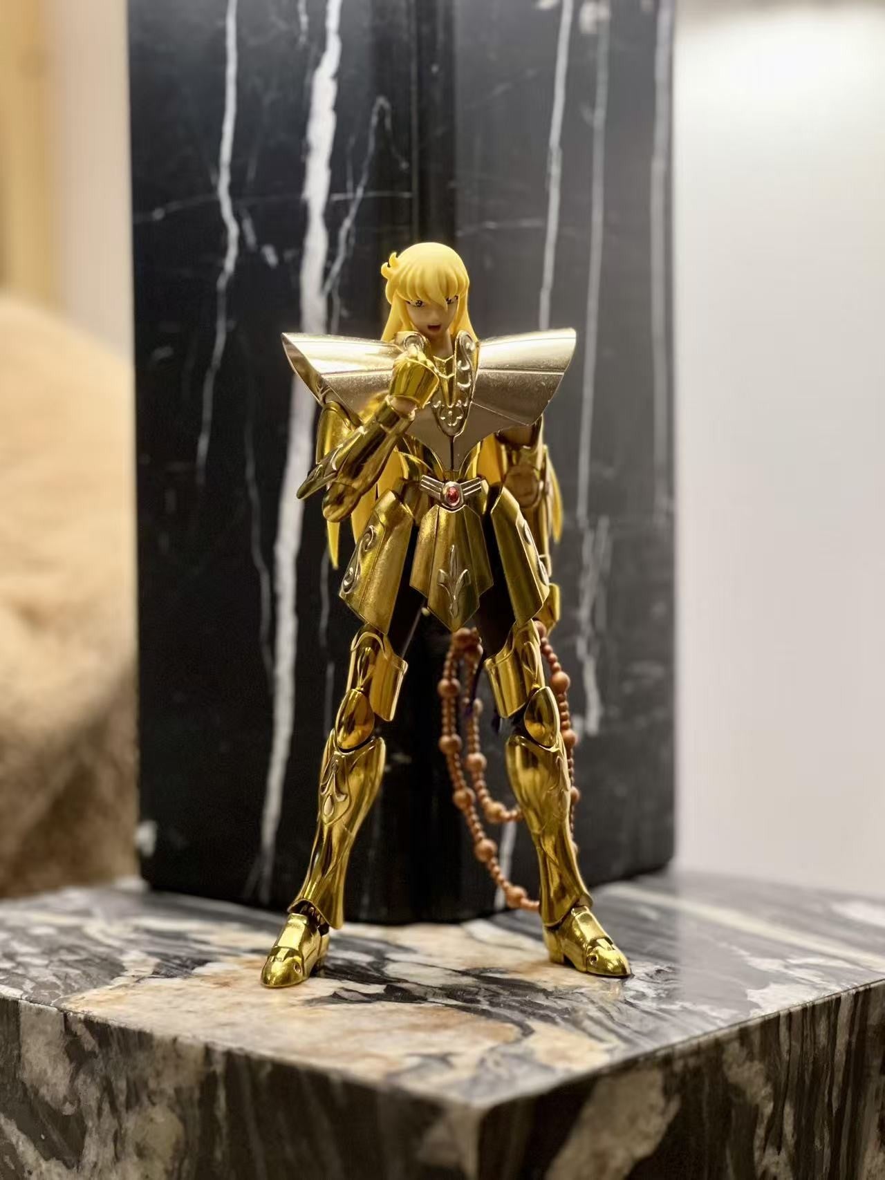 In Stock Reissue CS Chuanshen Saint Seiya Virgo Shaka Normal Color Saint Cloth Myth EX Anime Action Figure Collectible Model Toy