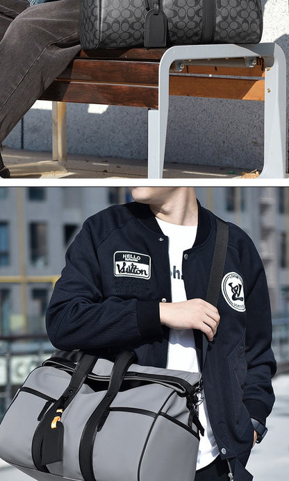 Large Duffle Bag for Travel Waterproof Gym Duffel Bag Men Durable Carry on Weekender Overnight Sports Luggage Weekend  Workout