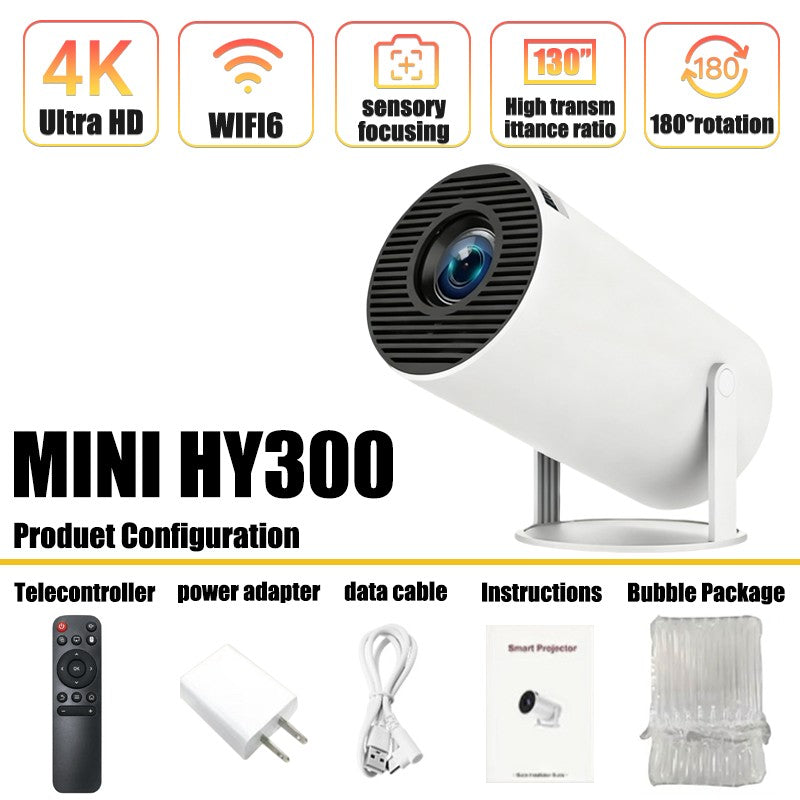 2026 Projector Newest HY300 Mini Portable Pocket Smart Android Projector Wireless Home Theater Magcubic Projector Hy300 ?