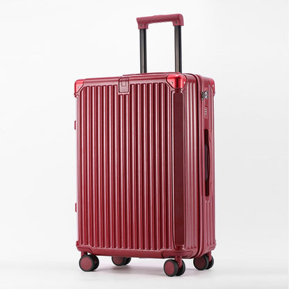 SUSHIMU Suitcase  Travel Suitcase Men 20 24 26 Carry-On Luggage Women PC   Frame Trolley Case