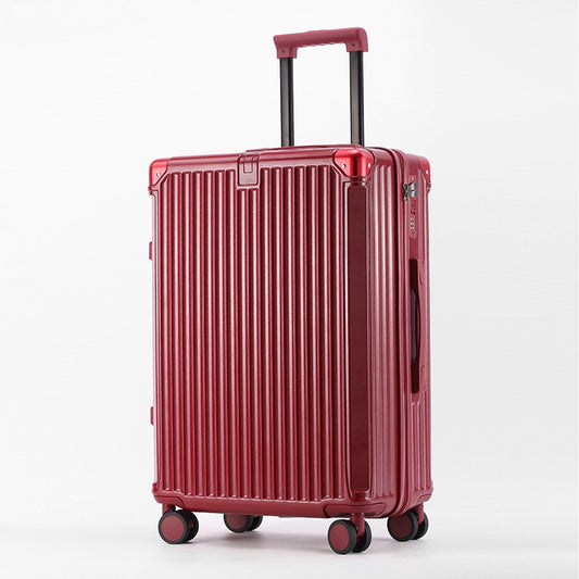 SUSHIMU Suitcase  Travel Suitcase Men 20 24 26 Carry-On Luggage Women PC   Frame Trolley Case