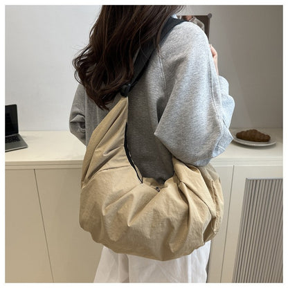 Large Capacity Simple Shoulder Bags Comfortable and Versatile Texture Crossbody Bags for Women Men Fashion Casual Storage Bags